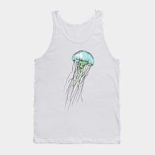 Jellyfish Print Tank Top